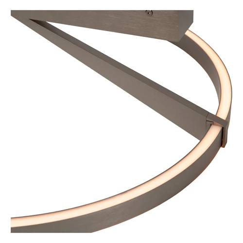 Lucide APPLAUSE - Flush ceiling light - Ø 60 cm - LED Dim. - CCT - 1x40W 2200K/4000K - Grey iron | Premium - detail 2